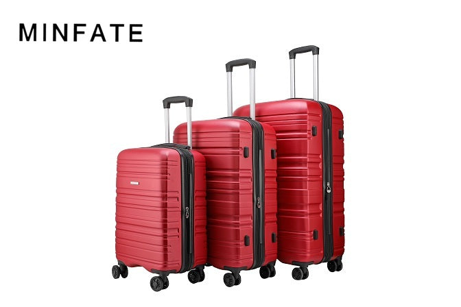 MINFATE Carry on Luggage Set Suitcases with Wheels 3PCs