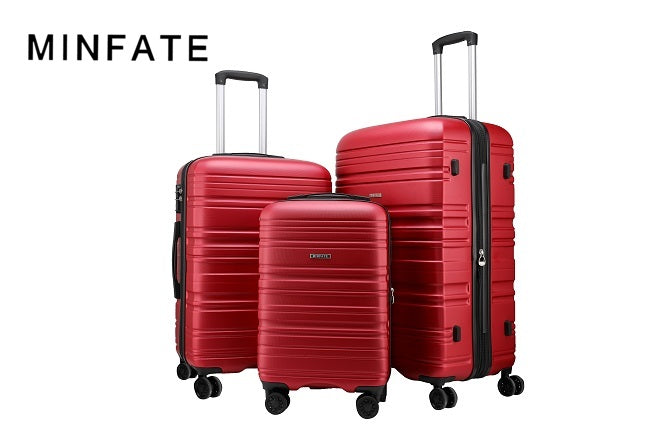 MINFATE Carry on Luggage Set Suitcases with Wheels 3PCs